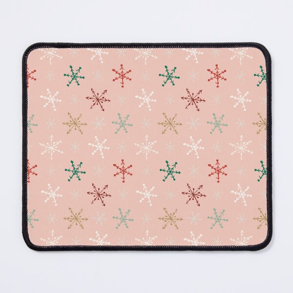 Item preview, Copos de nieve festivos rosa designed and sold by MaggieHDesigns.