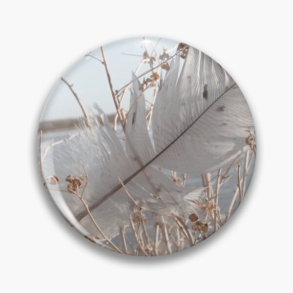 Item preview, Gray Feather On Blue Lake designed and sold by FeatherfallSTU.