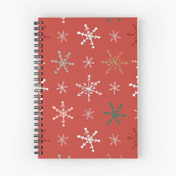 Item preview, Copos de nieve festivos rojos designed and sold by MaggieHDesigns.