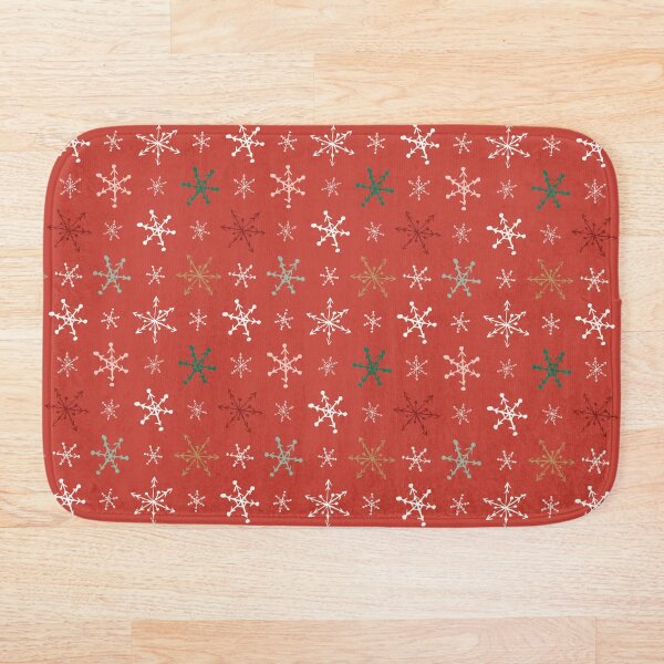Item preview, Festive Snowflakes Red designed and sold by MaggieHDesigns.