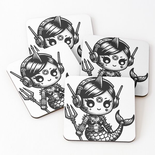 Item preview, Cyber Punk Gothic Weirdcore Cute Mermaid designed and sold by dreamsagellc.