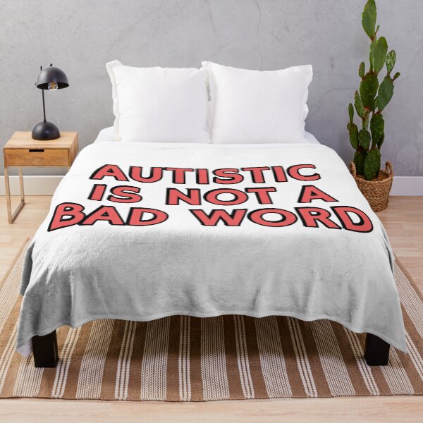 Item preview, Autistic Is Not A Bad Word - neurodivergence designed and sold by Inspirationmotivation.