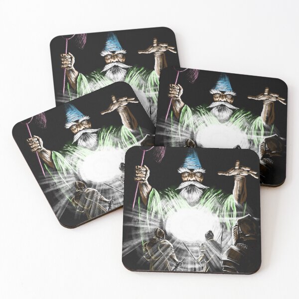 Item preview, The Gnome and the Knights - Digital Illustration designed and sold by NerdCAMOS.