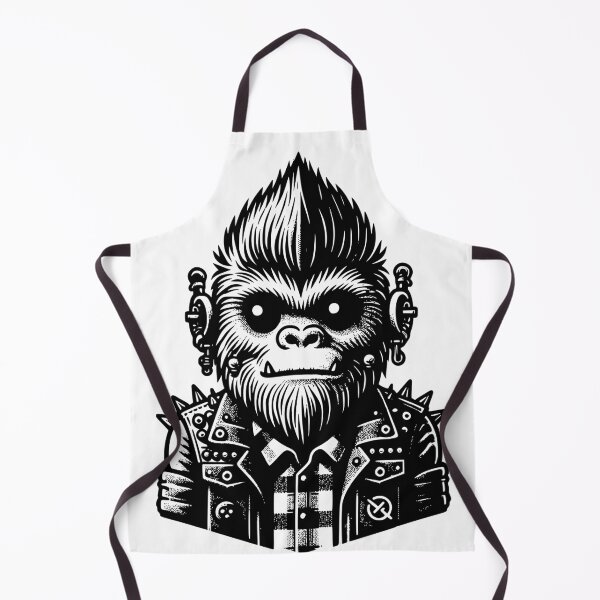 Item preview, Punk Rock Sasquatch Gothic Weirdcore Big Foot Cryptid Etch designed and sold by dreamsagellc.