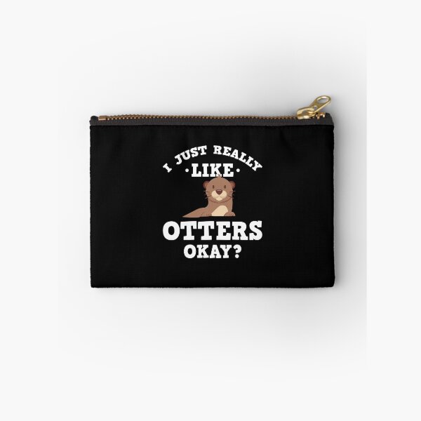 Item preview, I Just Really Like Otters Funny Quote T-Shirt for Animal Lovers designed and sold by allsortsmarket.