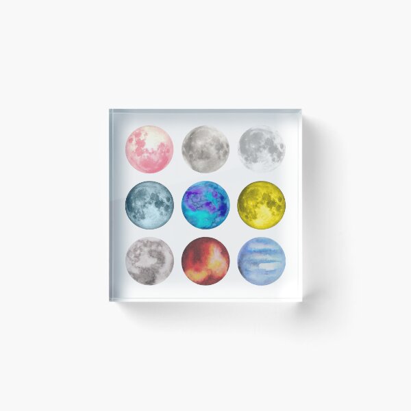 Item preview, moon and planets designed and sold by gammye.
