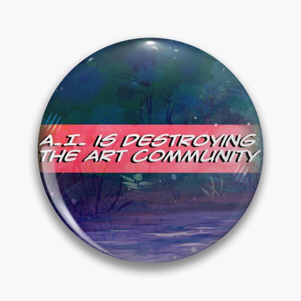 Item preview, ANTI AI designed and sold by chibisithlord.