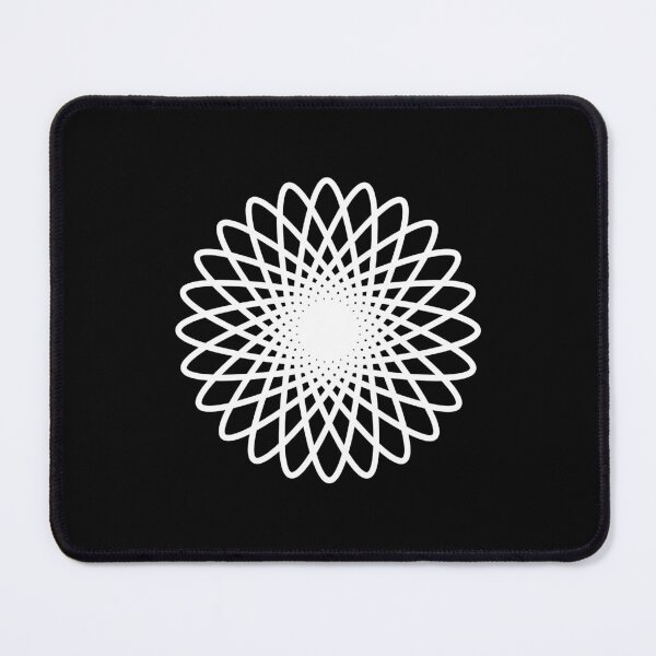 Item preview, Sacred Geometry, Black Swirl, Abstract Flower, Intricate Design designed and sold by Numbers-Art.