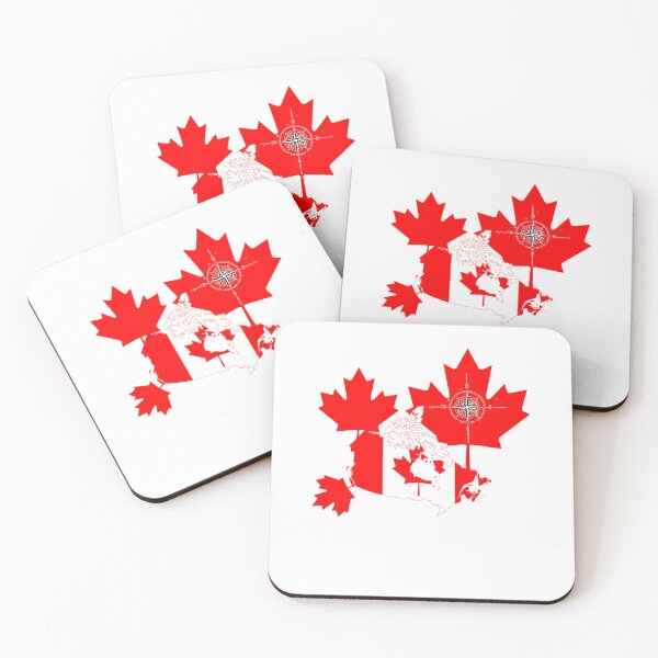 Item preview, Canada Maple Leaf and Canada Map  designed and sold by catchyology.