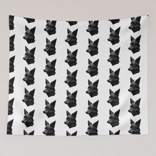 Item preview, A fox designs and black designed and sold by Cotton-station.
