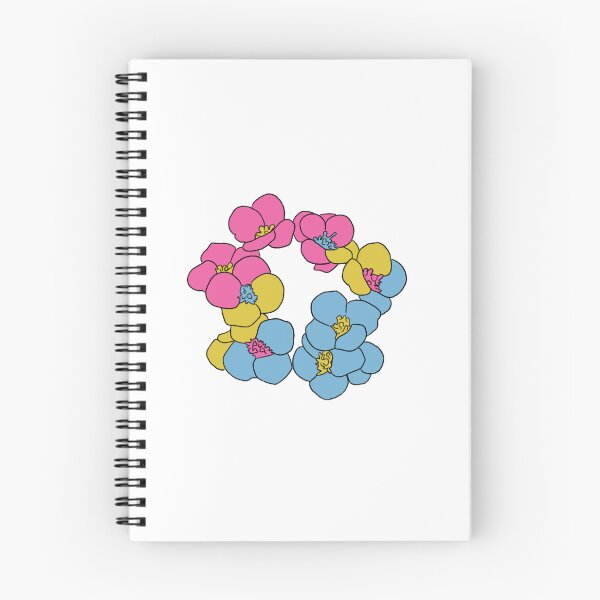 Item preview, Muted Pansexual Pride Flowers designed and sold by Aly's Art Shop.