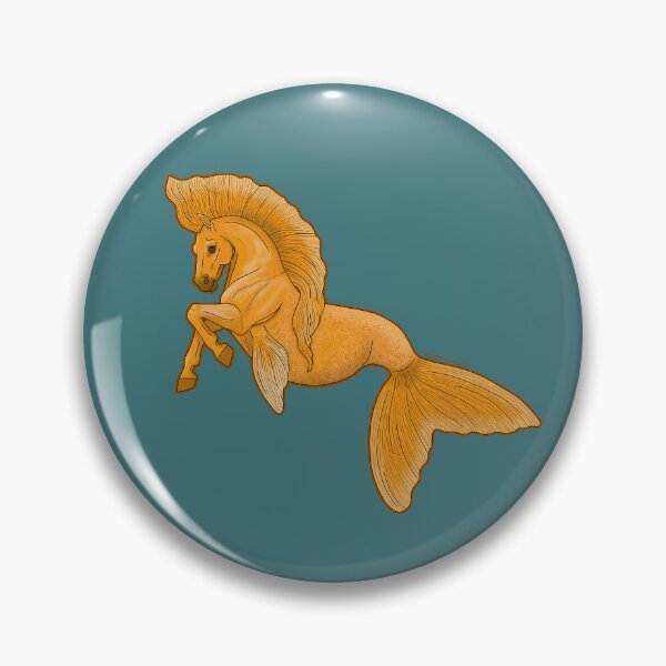 Item preview, Hippocampus Goldfish Merhorse designed and sold by DappledMoon.