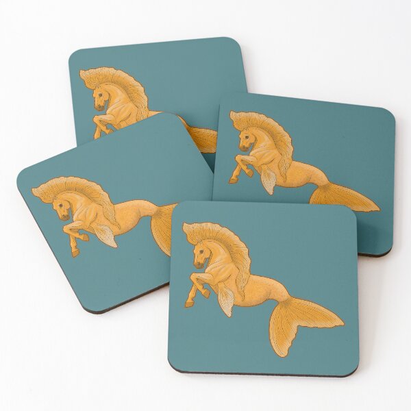 Item preview, Hippocampus Goldfish Merhorse designed and sold by DappledMoon.