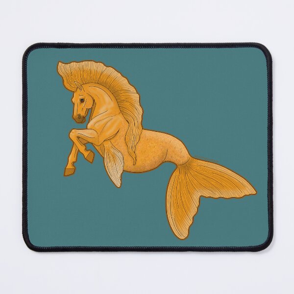 Item preview, Hippocampus Goldfish Merhorse designed and sold by DappledMoon.