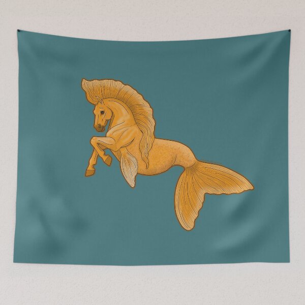 Item preview, Hippocampus Goldfish Merhorse designed and sold by DappledMoon.