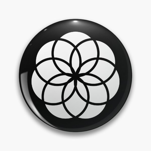 Item preview, Sacred Geometry, Seed of Life, Stylized Flower Icon designed and sold by Numbers-Art.