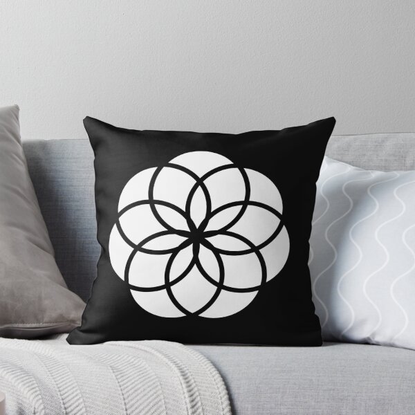 Item preview, Sacred Geometry, Seed of Life, Stylized Flower Icon designed and sold by Numbers-Art.