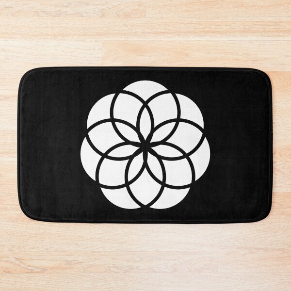 Item preview, Sacred Geometry, Seed of Life, Stylized Flower Icon designed and sold by Numbers-Art.