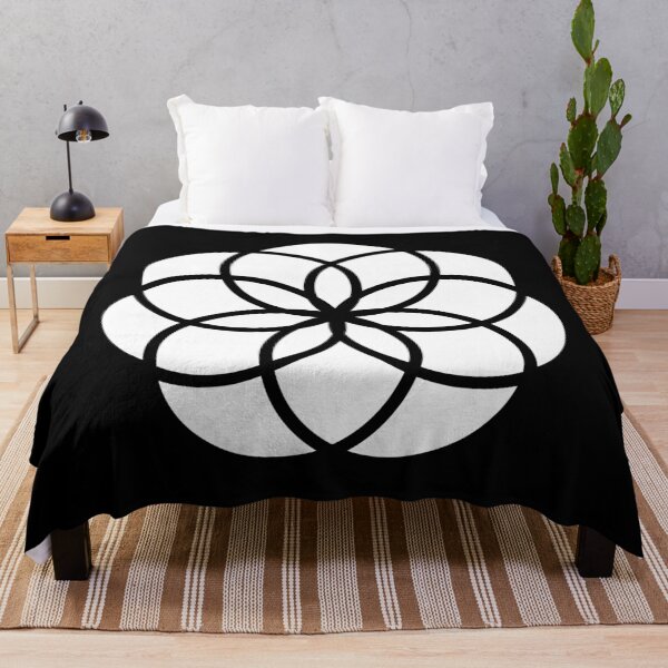 Item preview, Sacred Geometry, Seed of Life, Stylized Flower Icon designed and sold by Numbers-Art.