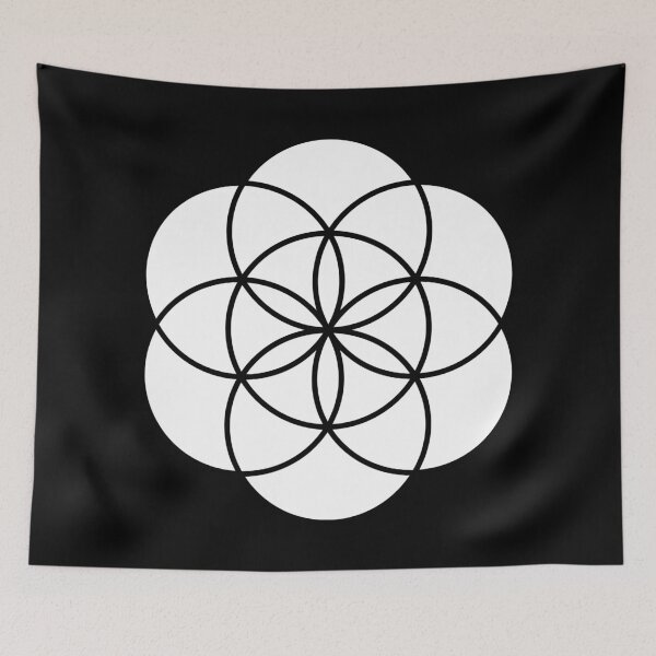 Item preview, Sacred Geometry, Circle Flower, Stylized Flower Icon designed and sold by Numbers-Art.