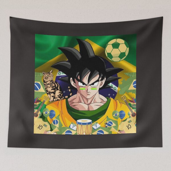 Item preview, "EUFORIA BRASILEIRA: THE SOUL OF FOOTBALL, THE FLAG AND THE FELINE COMPANION" designed and sold by DigiArteCreativ.