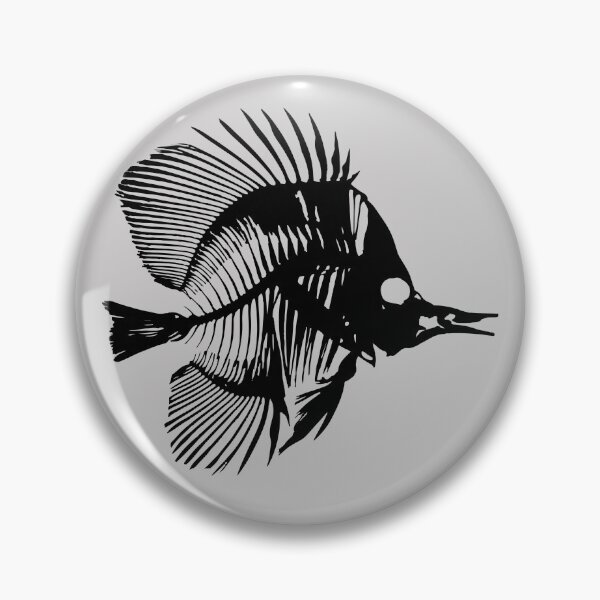 Item preview, Angel Fish Skeleton designed and sold by Corner-Distro.