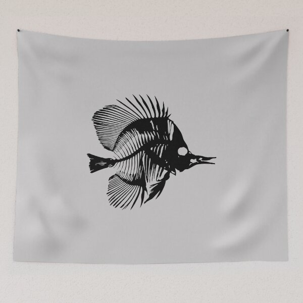 Item preview, Angel Fish Skeleton designed and sold by Corner-Distro.