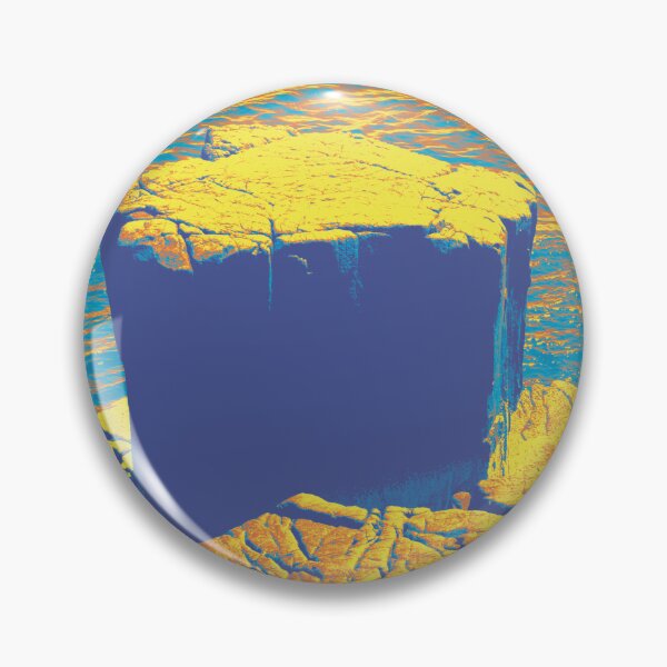 Item preview, Basalt By the Sea in Blue and Yellow - Photography designed and sold by jolabrese.