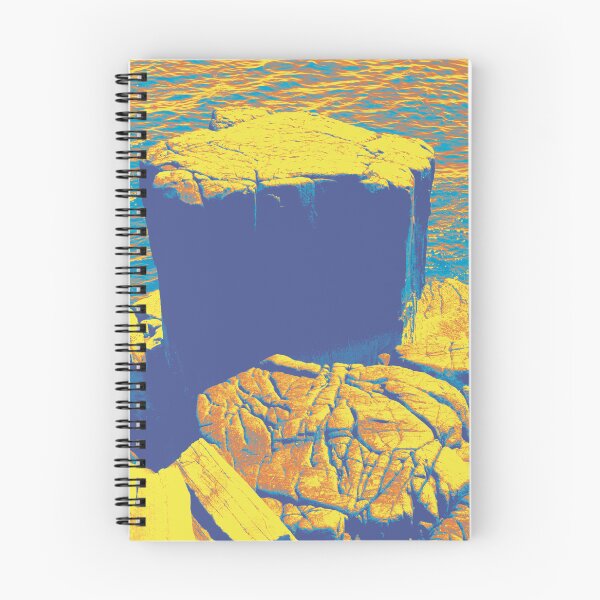 Item preview, Basalt By the Sea in Blue and Yellow - Photography designed and sold by jolabrese.