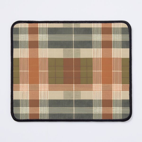 Item preview,  Retro Vintage Plaid Pattern, Brown, Green designed and sold by Prints and Lifestyle.