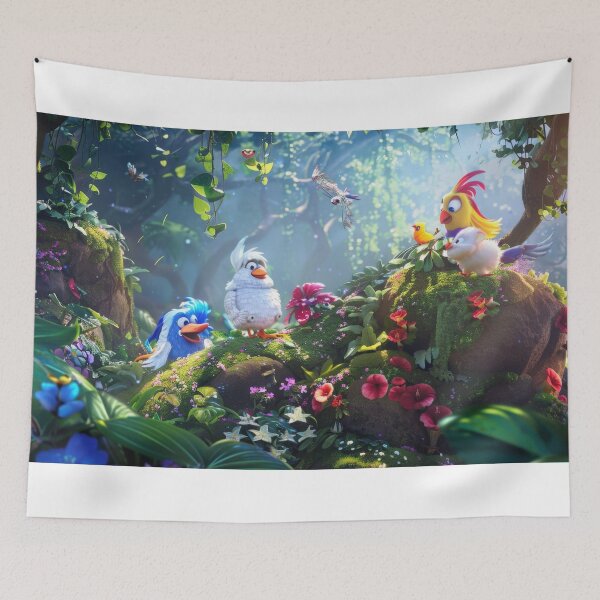 Item preview, Whimsical Forest Birds designed and sold by JedsOnline.