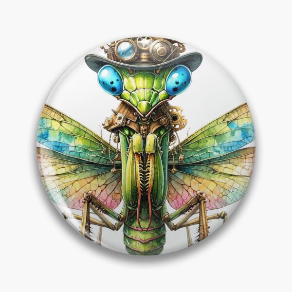 Item preview, Steampunk Praying Mantis designed and sold by PlatypusDesign.