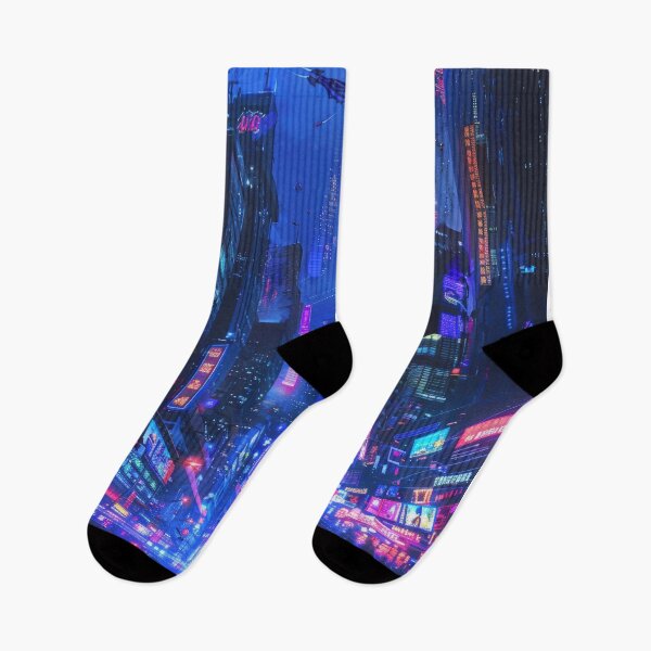 Item preview, Neon Futuristic Cityscape designed and sold by JedsOnline.
