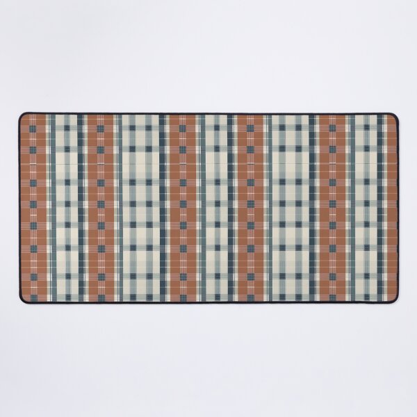 Item preview, Retro Vintage Plaid Pattern, Dak Green, brown designed and sold by Prints and Lifestyle.
