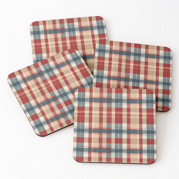 Item preview, Retro Vintage Plaid Pattern, Dak Green, brown, Red designed and sold by Prints and Lifestyle.