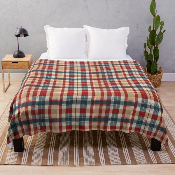 Item preview, Retro Vintage Plaid Pattern, Dak Green, brown, Red designed and sold by Prints and Lifestyle.