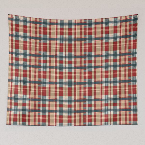 Item preview, Retro Vintage Plaid Pattern, Dak Green, brown, Red designed and sold by Prints and Lifestyle.