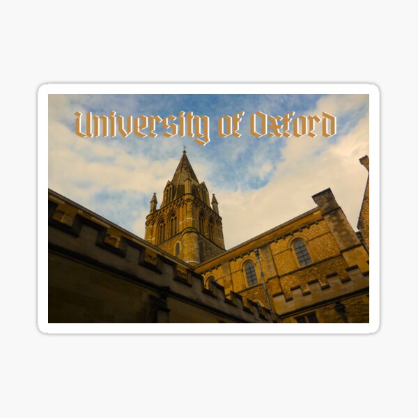 Oxford! Sticker