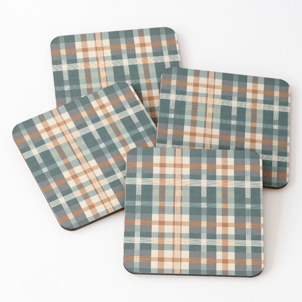 Item preview, Retro Vintage Plaid Pattern, Dak Green, brown designed and sold by Prints and Lifestyle.