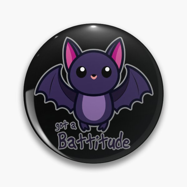 Item preview, Got a battitude. Cute bat designed and sold by therockstuff.