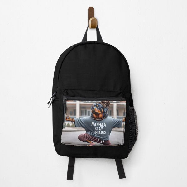 Item preview, Rottweiler Social Media Celebrity Taking Selfie Doing Yoga designed and sold by TheDogOnIt.