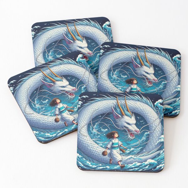 Item preview, Haku and Chihiro designed and sold by AnimeArtStudio.