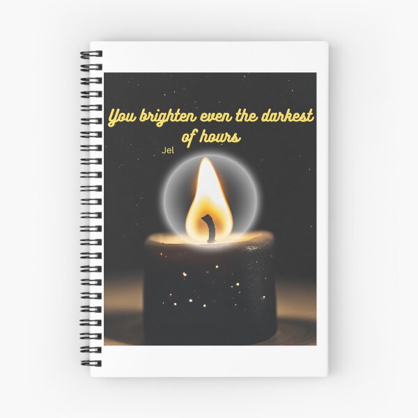 Item preview, "You brighten even the darkest of hours."-Jel designed and sold by Cariselle CozyCorner.