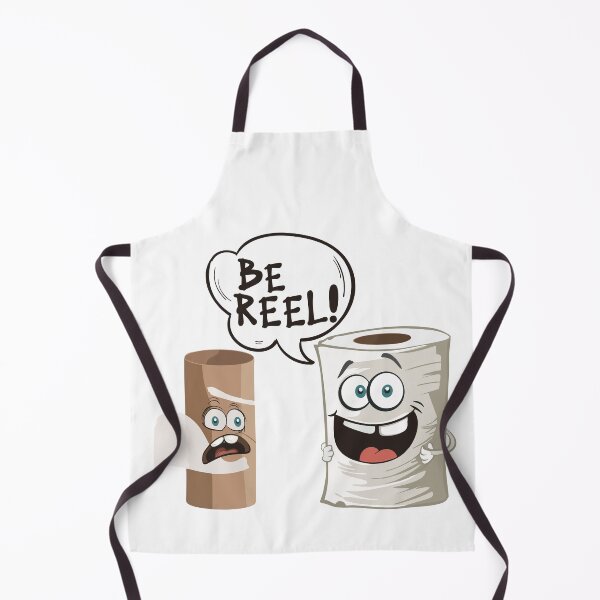 Item preview, Be reel toilet paper funny cartoon designed and sold by Stereotype-pro.