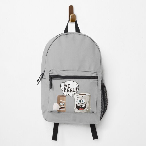 Item preview, Be reel toilet paper funny cartoon designed and sold by Stereotype-pro.