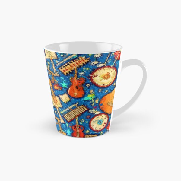 Item preview, Musical Galaxy: Vibrant Instruments and Notes Pattern designed and sold by Michael van der Hoorn.