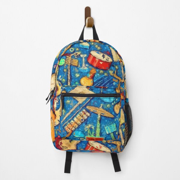 Item preview, Musical Galaxy: Vibrant Instruments and Notes Pattern designed and sold by Michael van der Hoorn.