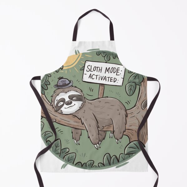 Item preview, Sloth Mode Activated Sloth Pun Funny Lazy Sloth Animal T-Shirt designed and sold by LahdilART.