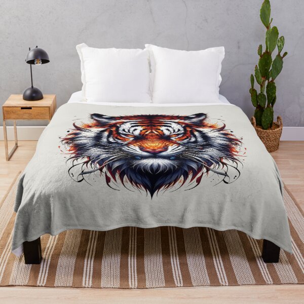 Item preview, Majesty of the Tiger in Flames designed and sold by Indoni.