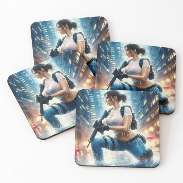 Item preview, Cyberpunk Noir Monsoon Jeans designed and sold by Ghost Archer Illusions.